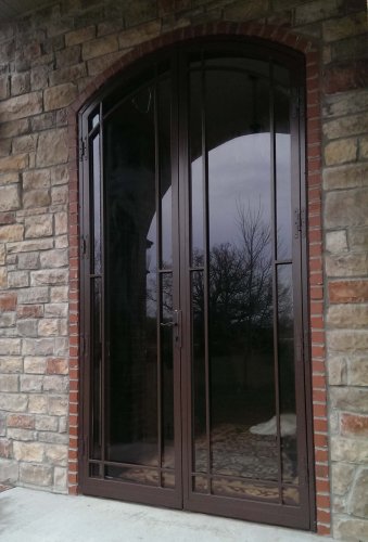 (image for) 201 Arch Top Double Security Doors