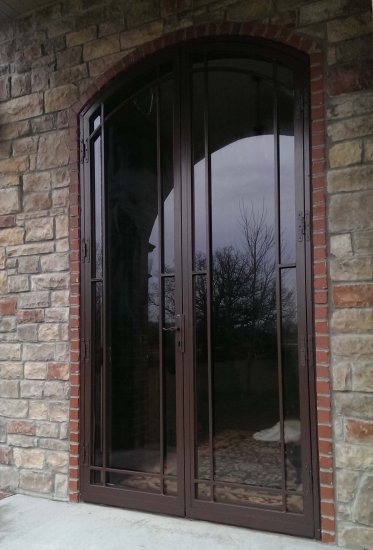 (image for) 201 Arch Top Double Security Doors