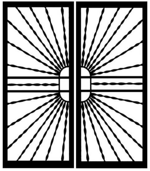 (image for) 240 Eclipse Double Security Doors